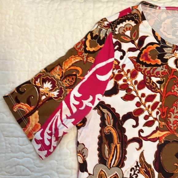 CHICOS Floral Women's Top - Picture 3 of 9